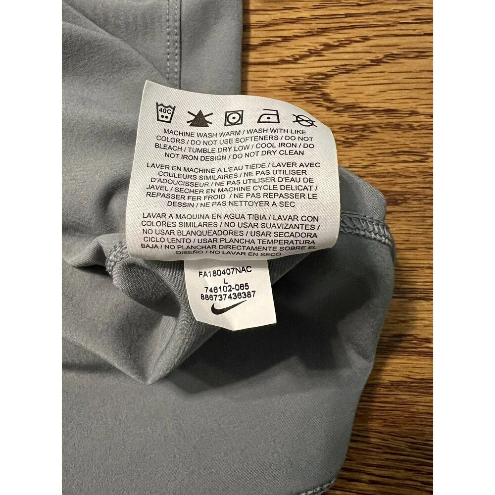 NFL Chargers Nike Golf Dri Fit Jacket 1/4 Q Zip Mens Large Gray Pullover
